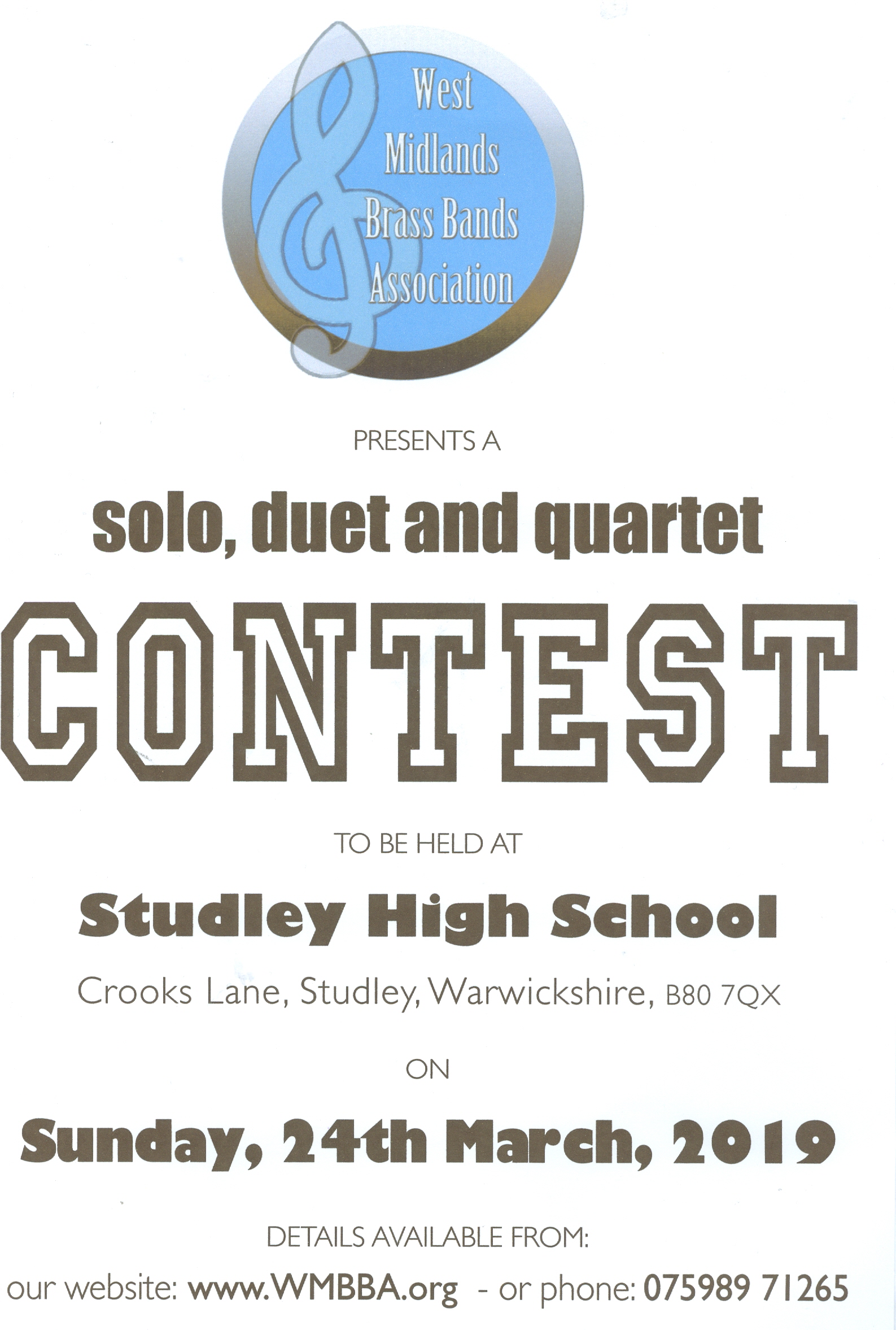 Solo Contest Poster 2019